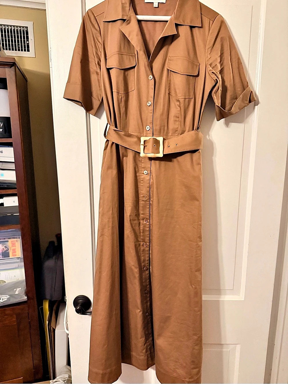 Favorite Daughter Expressing Myself Belted A-Line Dress Belted A-Line Midi Dress